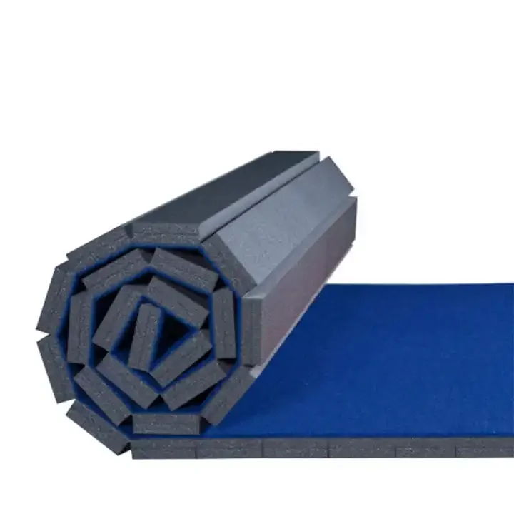 2024 New Cheap Price Gymnastic Roll Cheerleading Mats folding mat For Sale