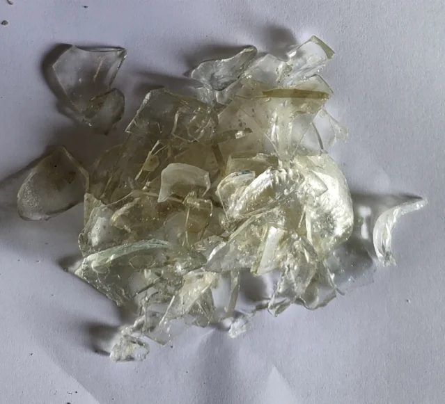 Recycling Green Amber Bottle Cullet Broken Glass Scrap Regenerated Mirror Cullet