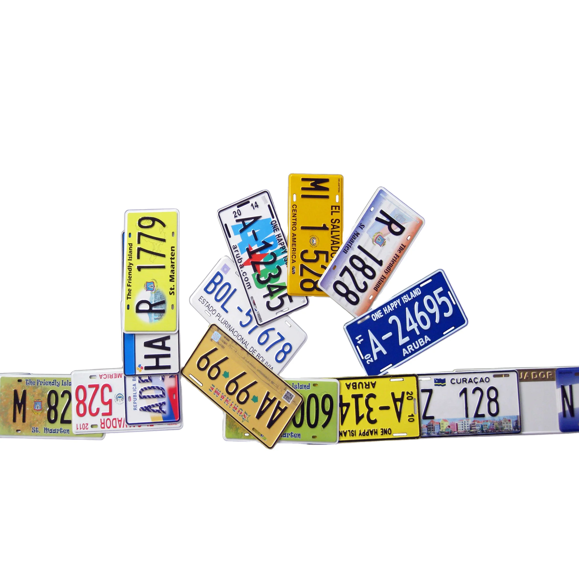 Professional Custom Logo Embossed Registration Plate manufacturer, Vehicle Embossing Number plate, High Security License Plate