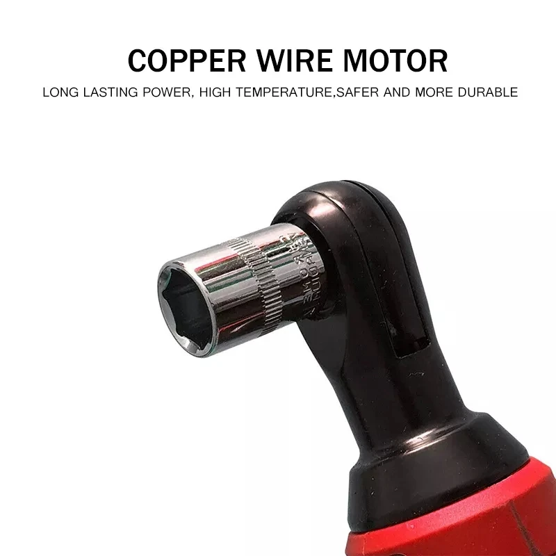 Hot sale Multifunctional Ratcheting Socket Wrench Set 12V Rechargeable Battery Adjustable Hand Cordless Ratchet Wrench