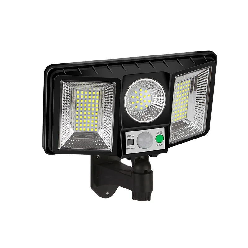 Super Bright Solar Street Light  Solar Garden Light Remote Control Wall Mounted Motion Sensor Gate Solar Light For Outdoor