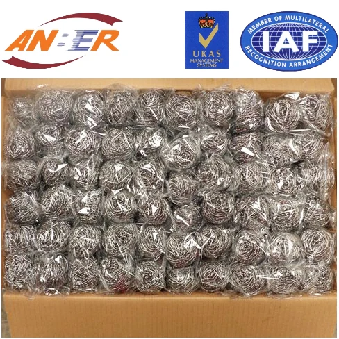 18g in bulk Kitchen pot pan stainless steel wire scouring pad daddy scrubber