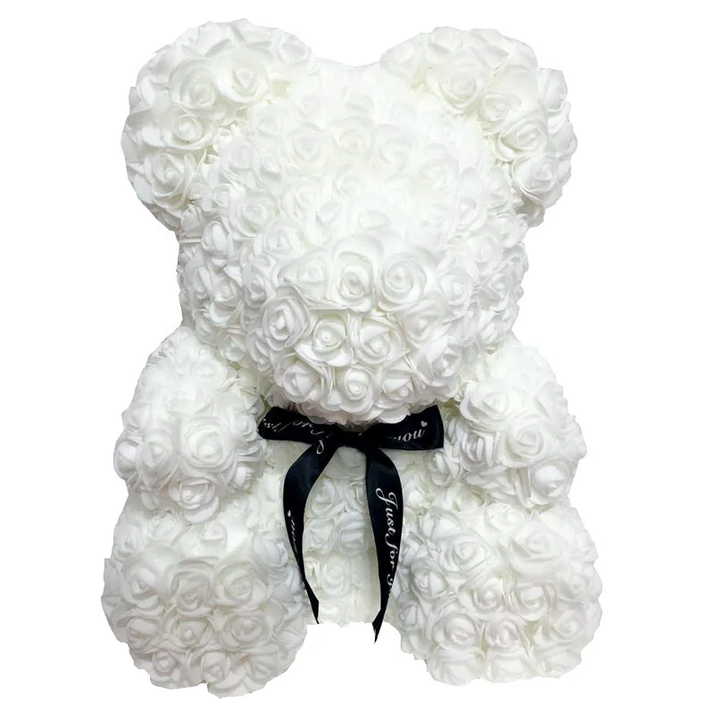 Styrofoam Oso Rose Flower Bear Valentine Big Teddy Bear Rose Bear Gift For Girlfriend