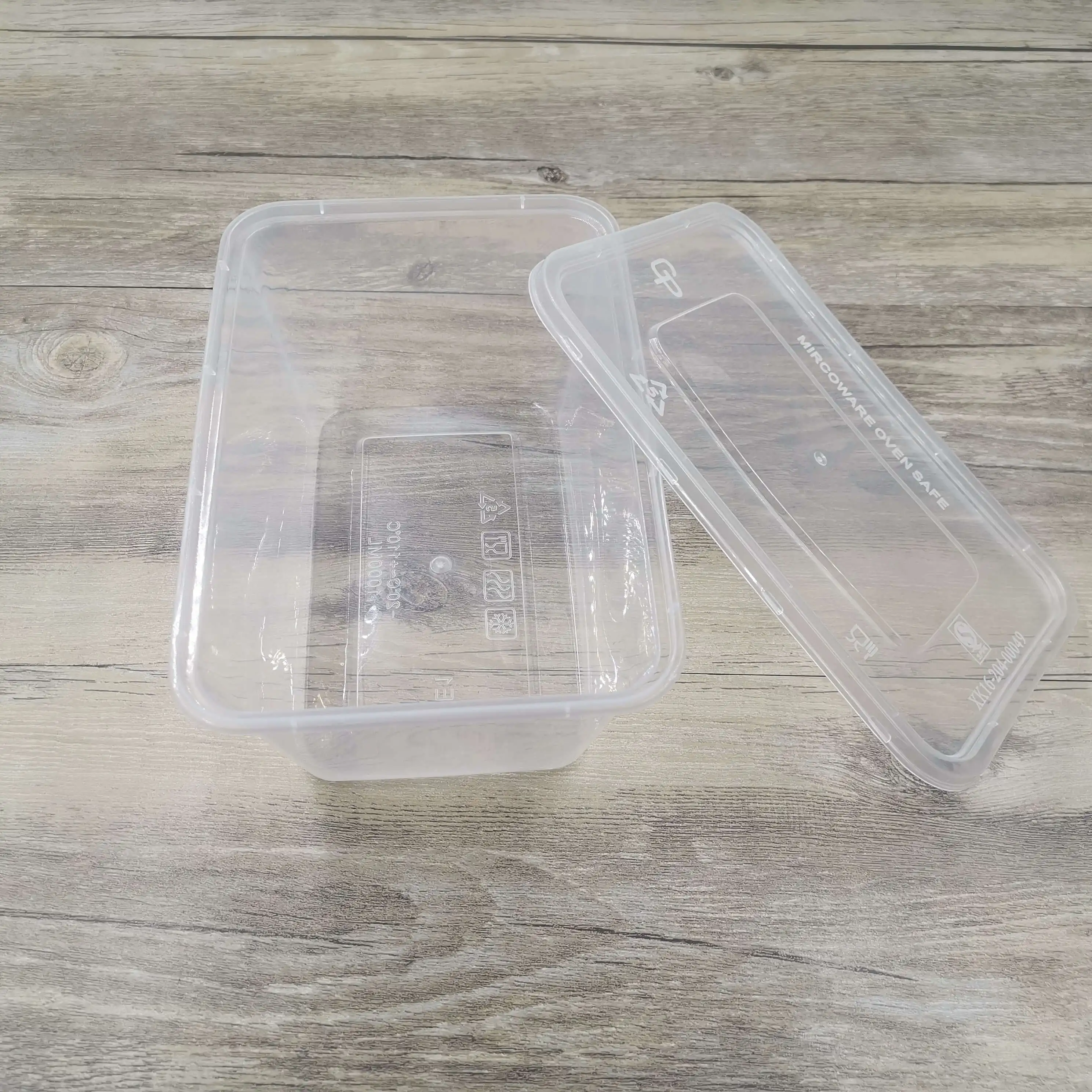 Hot selling 1000ml plastic takeaway disposable lunch food packing container