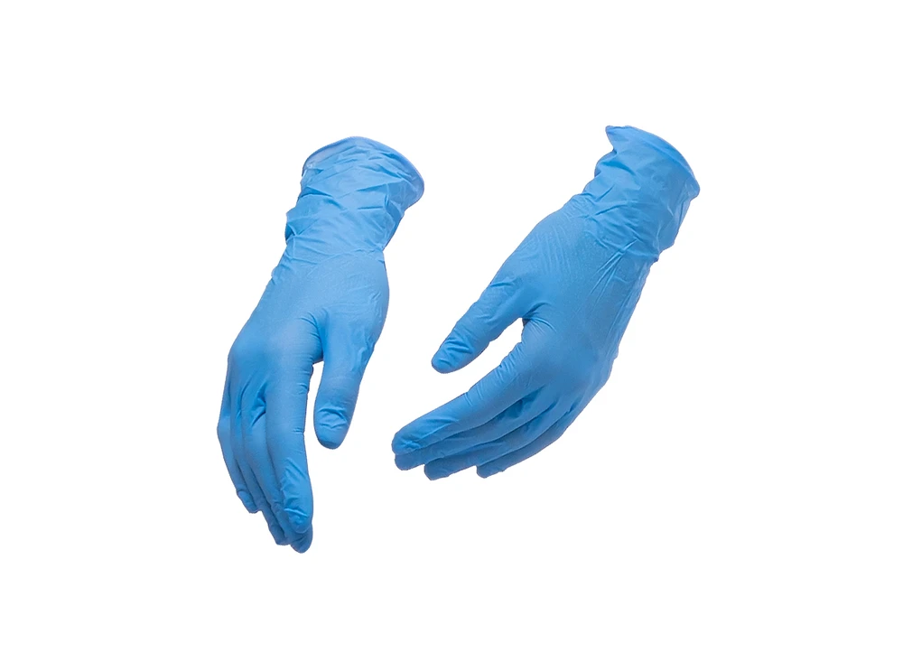 China Professional Manufacture Black Blue Pure Nitrile Gloves labor protection Wholesale Powder Free Gloves Box