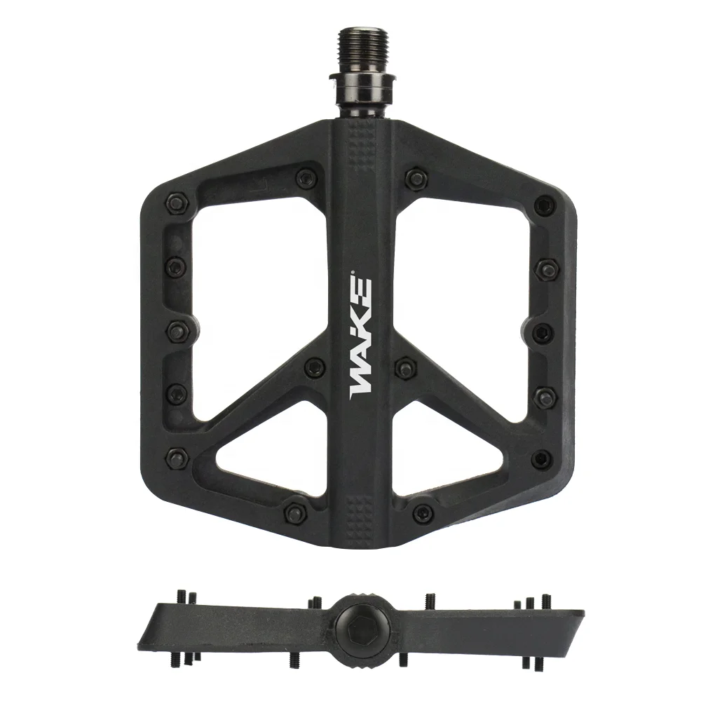MTB pedal bearing non-slip lightweight nylon fiber pedal suitable for BMX MTB 9/16 inch WAKE pedal
