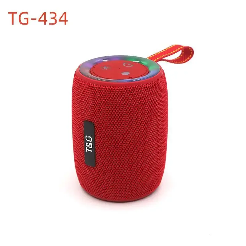 TG434 Best Selling Products 2025 Portable Outdoor Stereo Speakers Mini Bass Waterproof BT Speaker With Rgb Light