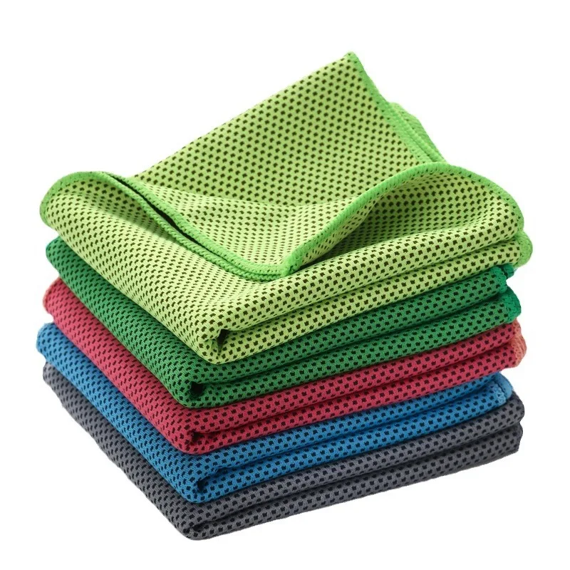SEQ Multipurpose Soft Breathable Yoga sports running fitness microfiber cooling towel for neck and wrist