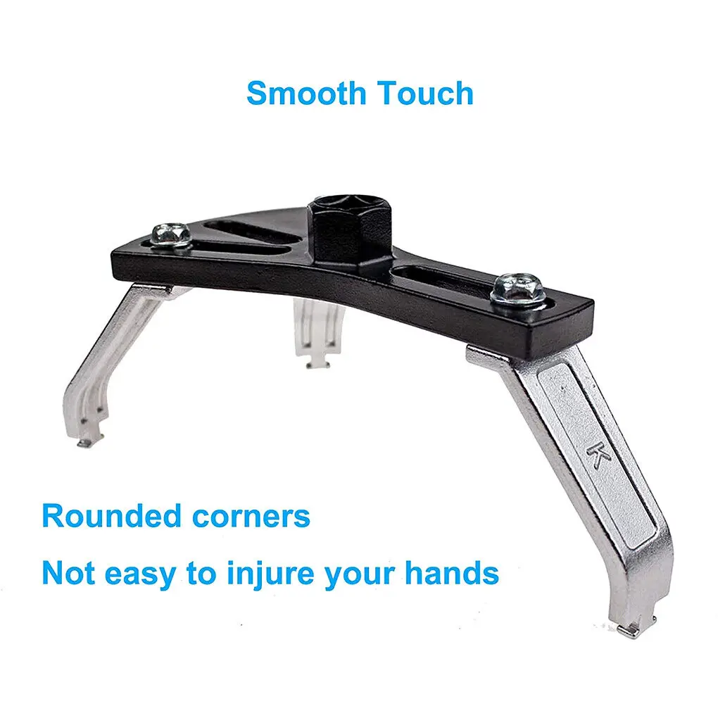 Car Fuel Pump Lock Ring Tool Lid Tank Cover Remover Spanner 3-jaw Wrench Tool Adjustable Wrench Remover Oil Pump Wrench