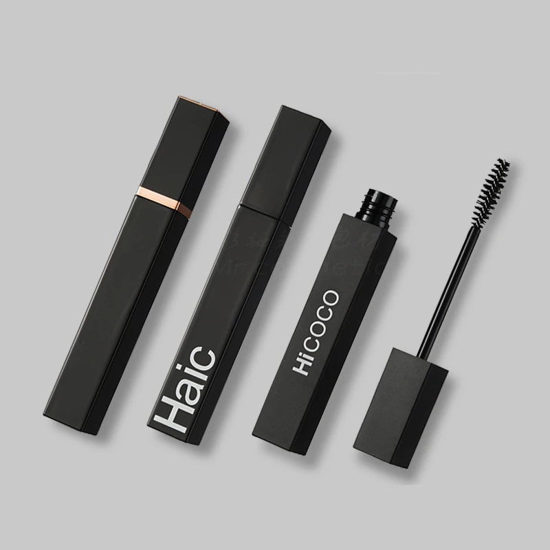 frosted mascara tube   mascara tube silicon brush  empty mascara tube 10 ml customise