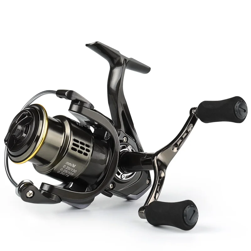 LINNHUE Reel Fishing LK1000-3000 single Double Grip 10KG Drag Spinning Reel Fishing Accessory Pesca Sea Fishing Reel