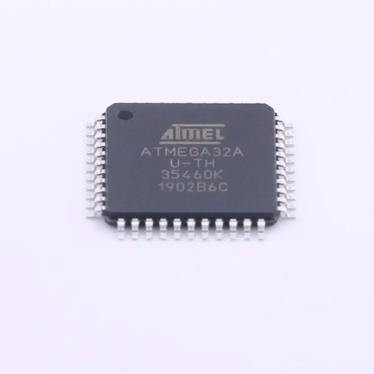 iC chip MCU ATMEGA32A-AU ATMEGA32 ARM Cortex RISC Flash Bulk 3.3V 5V 44TQFP Microchip Electronic Component