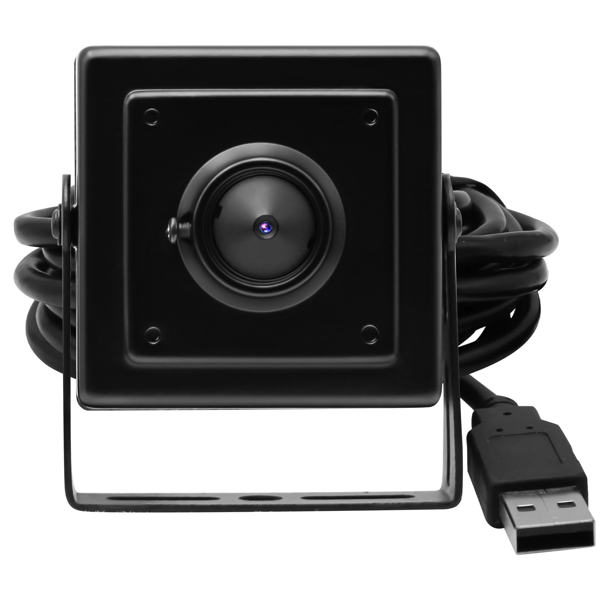 ELP 3.7mm Pinhole Security Protection Lens USB Webcam Camera 1080P Full HD H.264 Small Metal Case Mini AR0330 PC Monitor Web