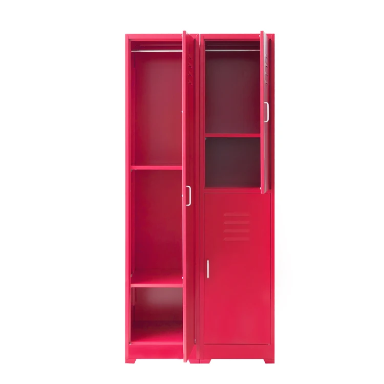Bedroom Furniture Modern Design 2 Door Single Side Wardrobe Storage Cabinet