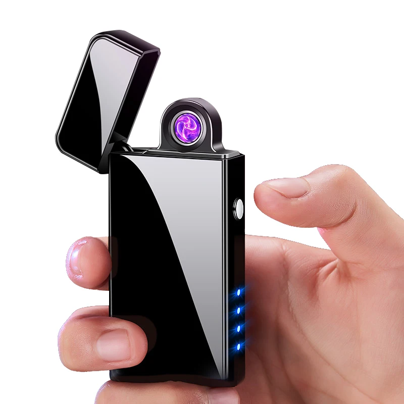 Rechargeable Electronic Cigarette Lighter Windproof USB Electric Lighters