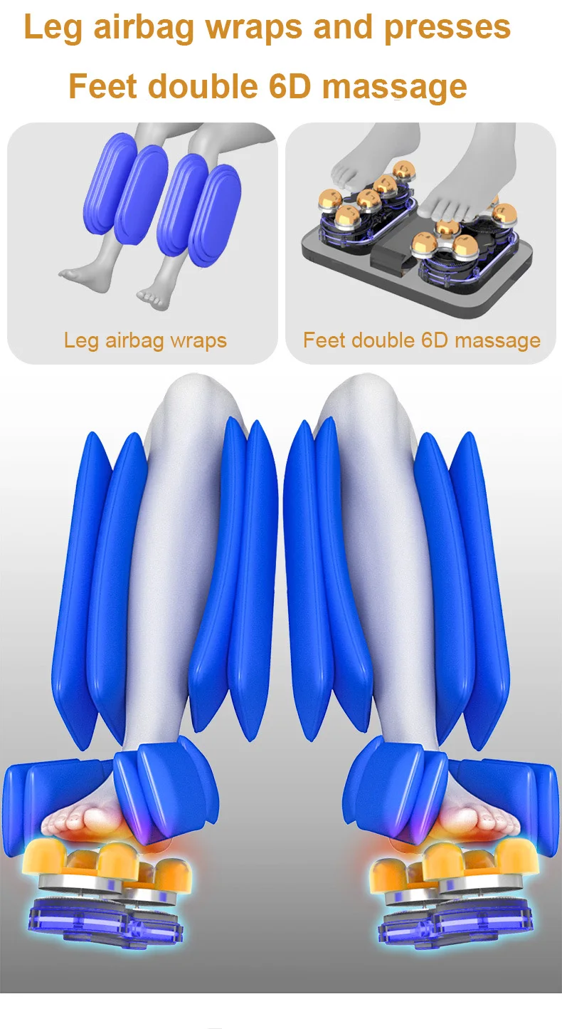 China supplier Luxury Relax Massage Chair 3D Zero Gravity