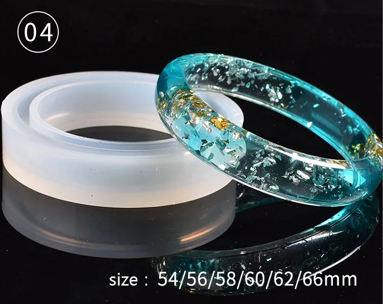 Factory Wholesale Mould for DIY UV Jewelry Bracelet Silicone Epoxy Resin Molds
