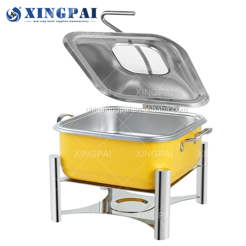 XINGPAI other hotel & restaurant supplies stainless steel 5 liters induction chafing dish for buffet catering