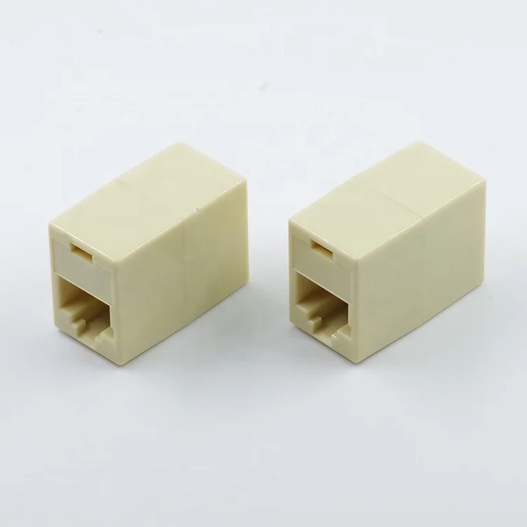 RJ11 RJ12 6P4C 6P6C 1 to 2 Female 3 Ports Telephone Line Splitter Connectors