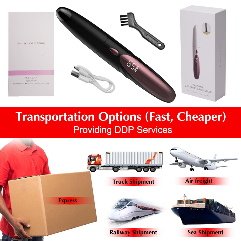 Portable Usb Rechargeable Lash Lift Long Lasting Naturally Electric Heated Eyelash Curler