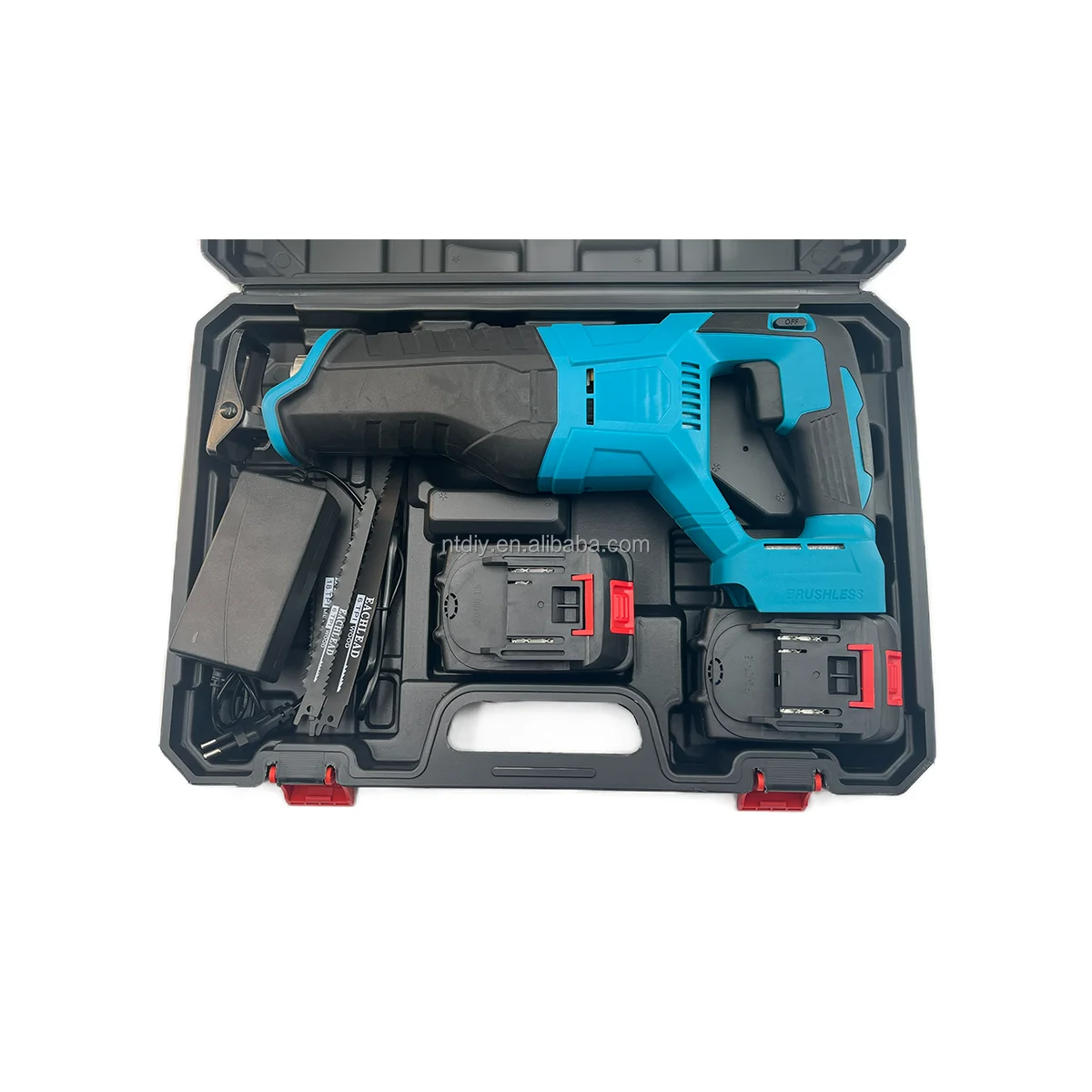 2025 Qidong LVSI Factory Direct Sale Reciprocating Saw with Lithium Battery Portable Brushed Electric Saber Saw Wood Grade DIY