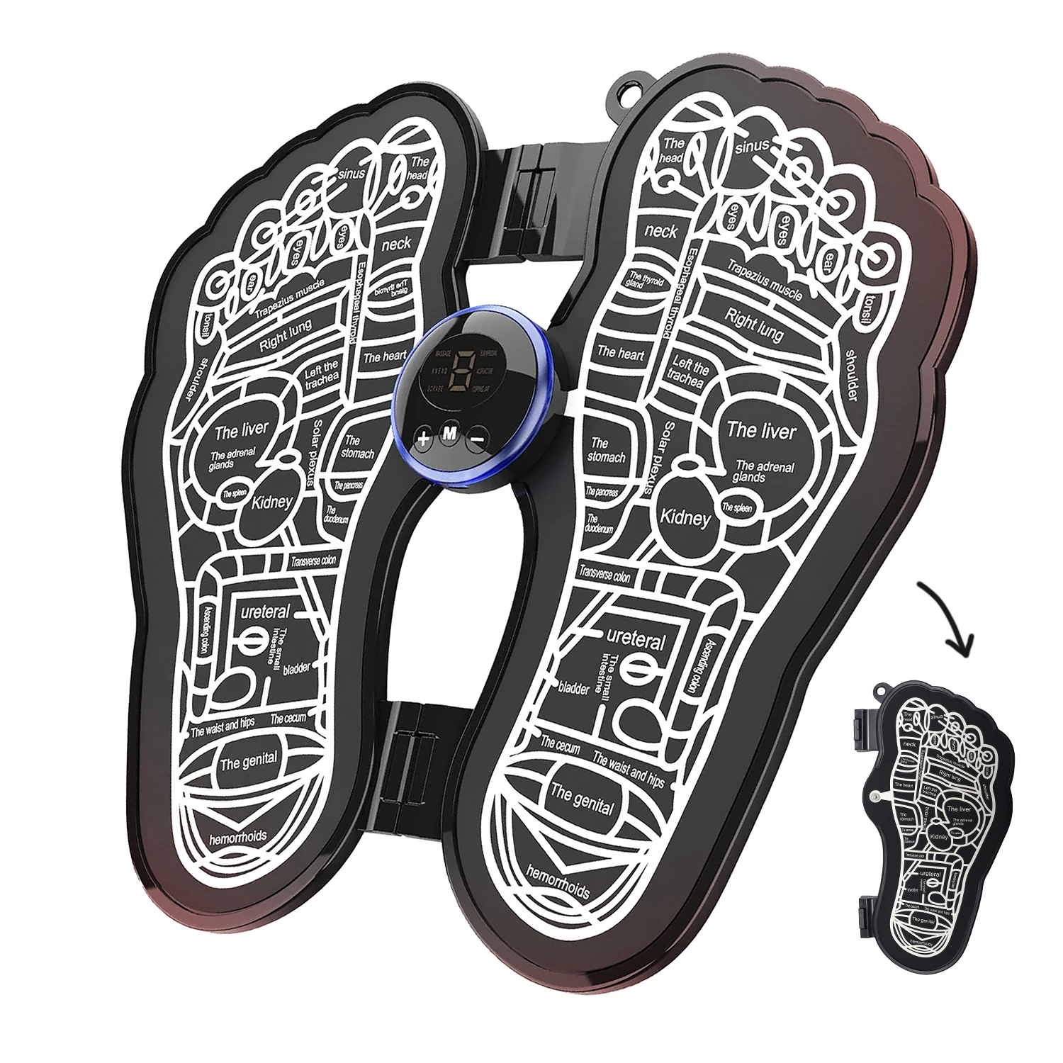 Tapis De Massage De Pieds Electric Neuropathy New Ems Foot Massager Physiotherapy Low Frequency Foot Massage Vibrator Equipment