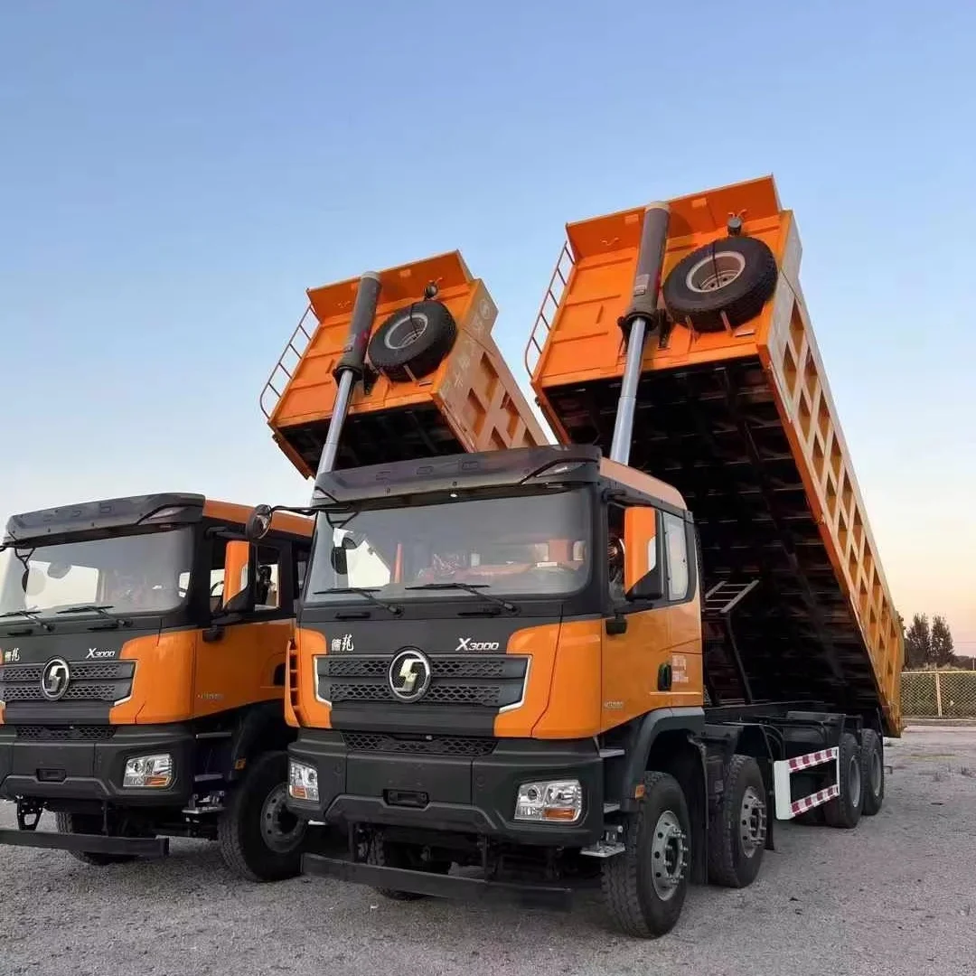 SHACMAN M3000 M3000S X3000 X5000 8x4 Used Dump Truck Tipper Diesel Fuel Manual Transmission Left Steering Heavy Truck for Sale