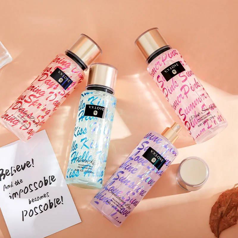 Wholesale Private Label Natural organic women secret fragrance body mist spray High Quality Long Lasting perfume