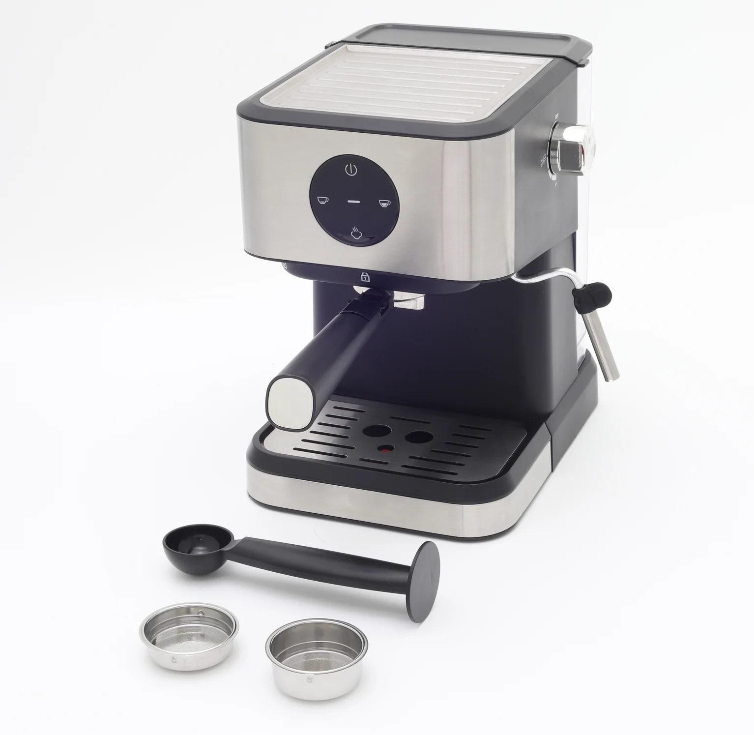 Espresso Coffee machine home coffee maker automatic 1.5L steel stainless coffee machine