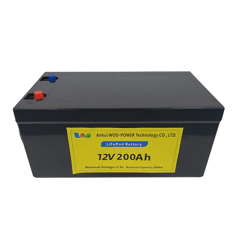 Cheap 12 volt lithium ion solar battery storage systems 200Ah  boat golf cart solar lifepo4 pack