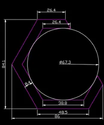 Мягкие легкие хлопковые шестигранные Светодиодные глаза ангела белые шестигранные галоши без точек на поверхности