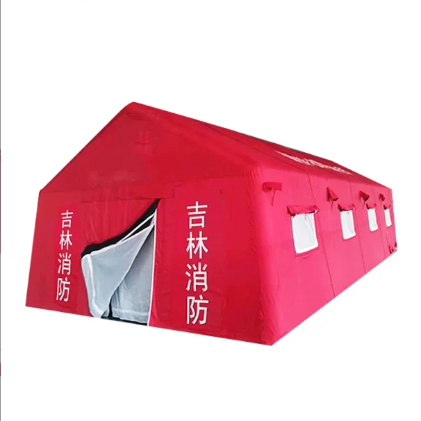 3 4 Outdoor Inflatable Air Tent Heavy Duty Wind Resistant Camping Tent 4 Person Inflatable Tents for Emergency