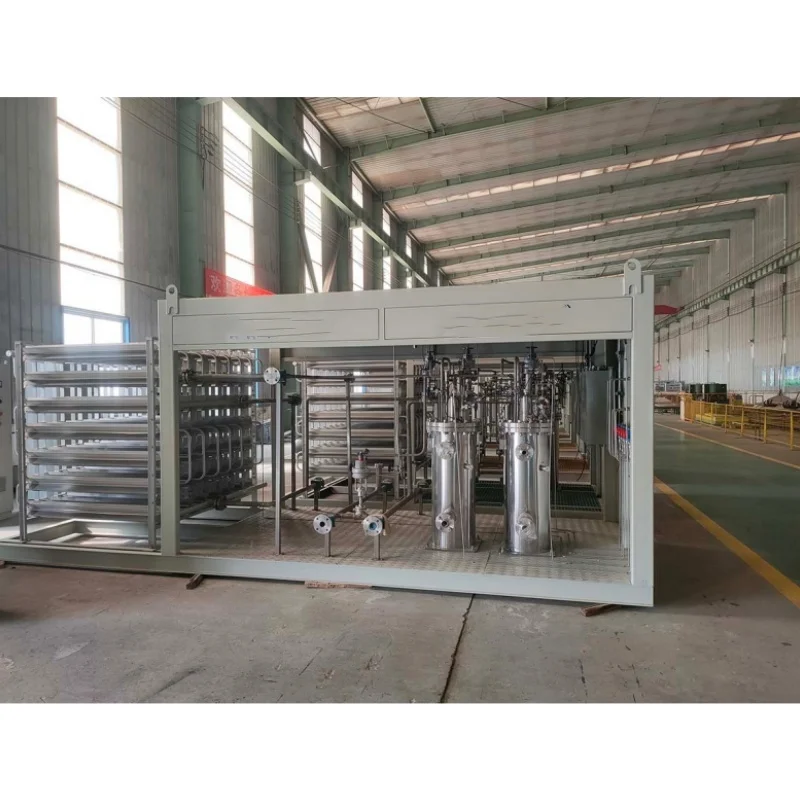 Large Flow Cryogenic Liquid Cylinder Filling Pump Unit with Vaporizer