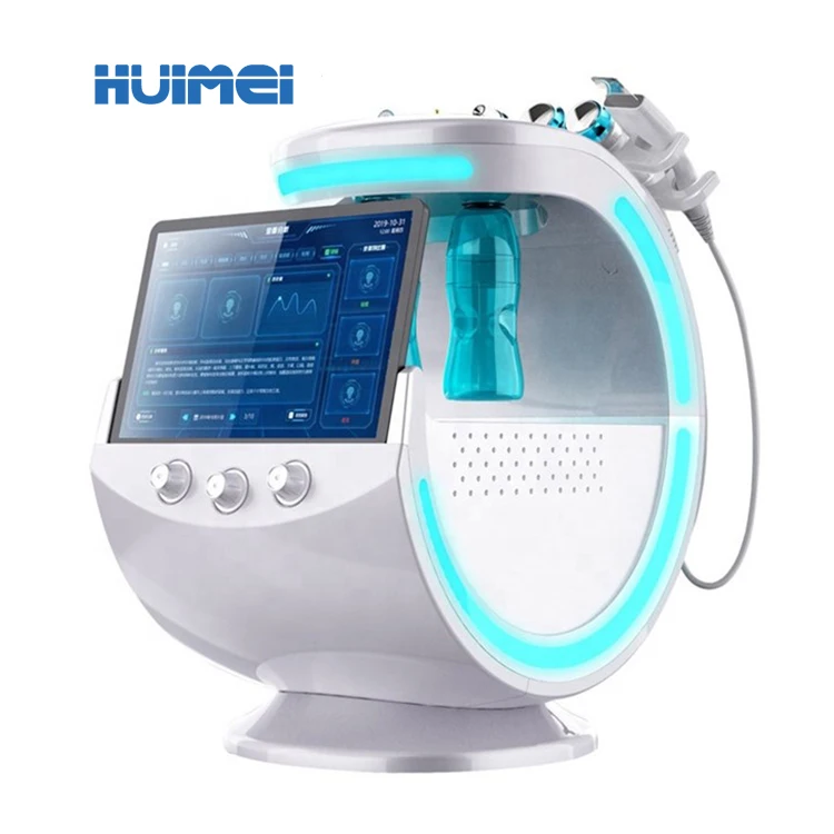 Кислородное устройство hydroluxx решения acua гидро Портативные Ручные наконечники для лица гидродермабразия с анализатором