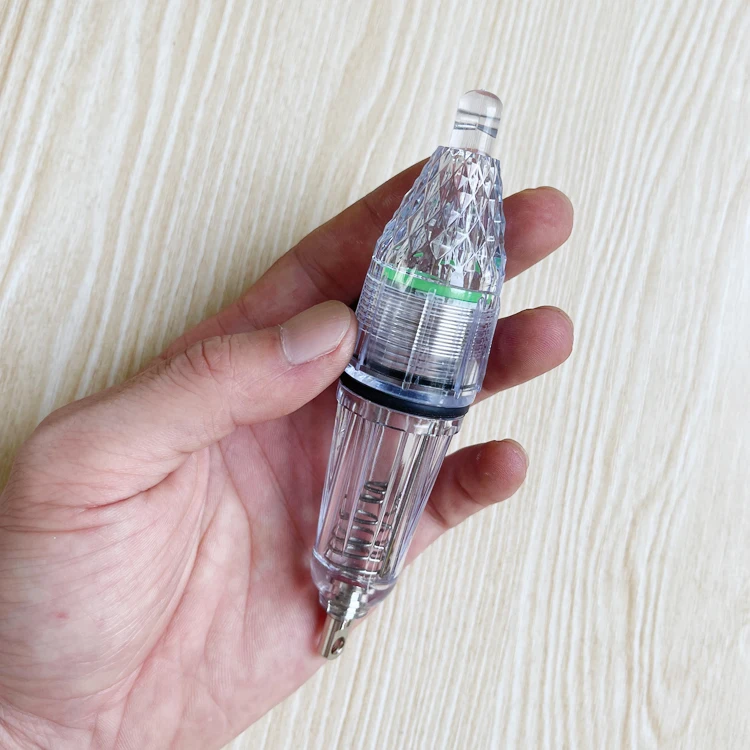 Светодиодная рыболовная приманка, темно-капля, светодиодная зеленая супер водонепроницаемая подводная лампа, рыбные инструменты, мигающие 7 видов цветов