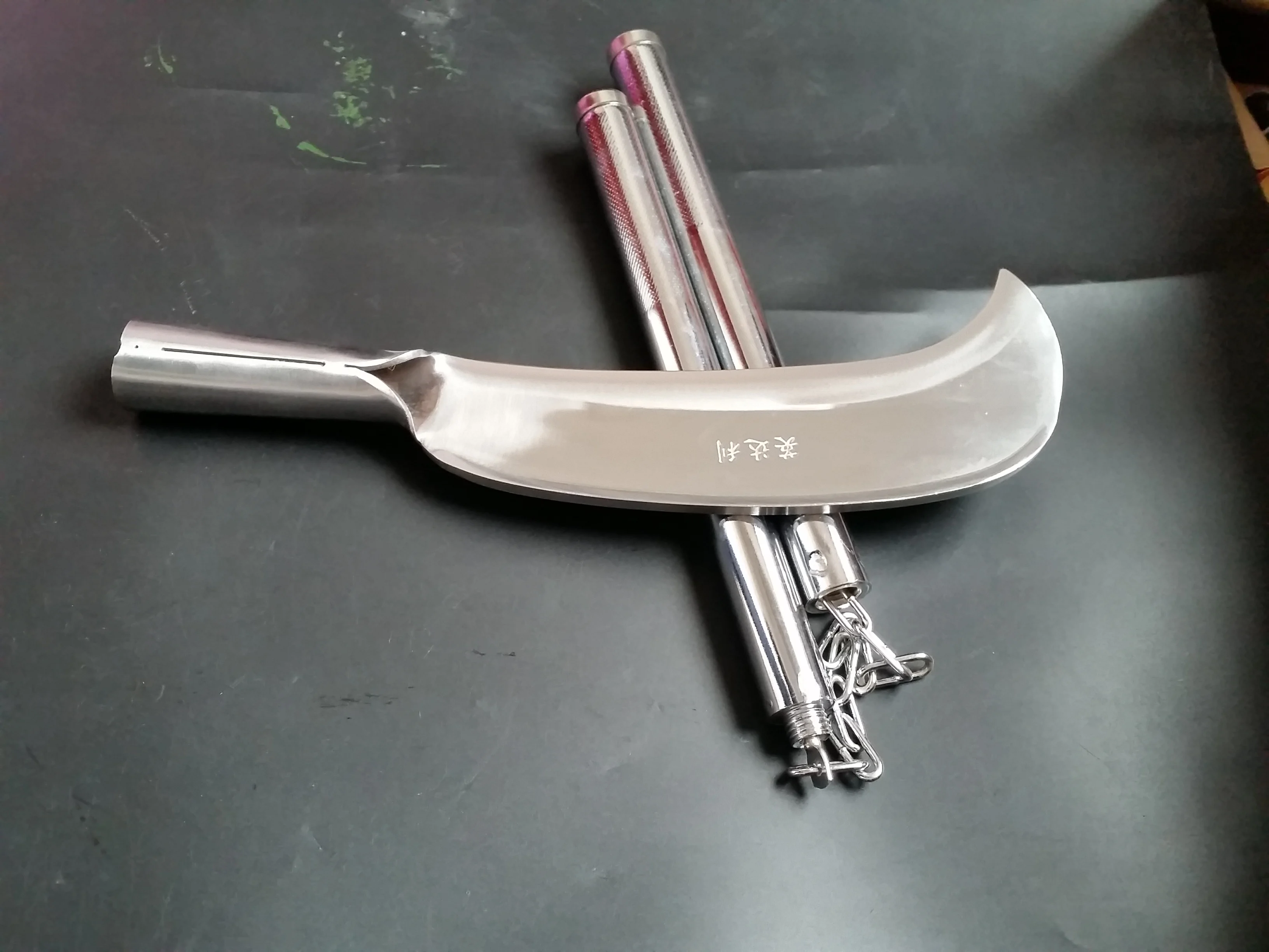 Stainless steel agricultural chopping knife, outdoor mountain cutting knife, garden tool