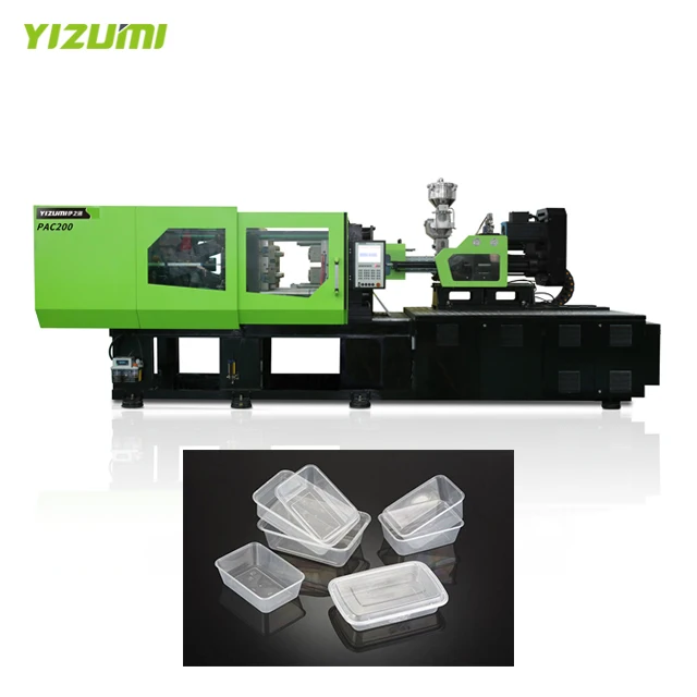  YIZUMI High Speed Thin Wall Container Making Machine Plastic Injection Molding Moulding 200Ton Factory
