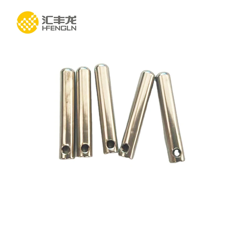 China Manufacturing Alloy steel/ stainless steel  Side thread Round Head Cylindrical pin