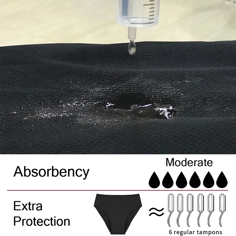 4 Layers Colorful Bragas Menstruales Super Absorbent Lining Leakproof Physiological Period Menstrual Panties Underwear