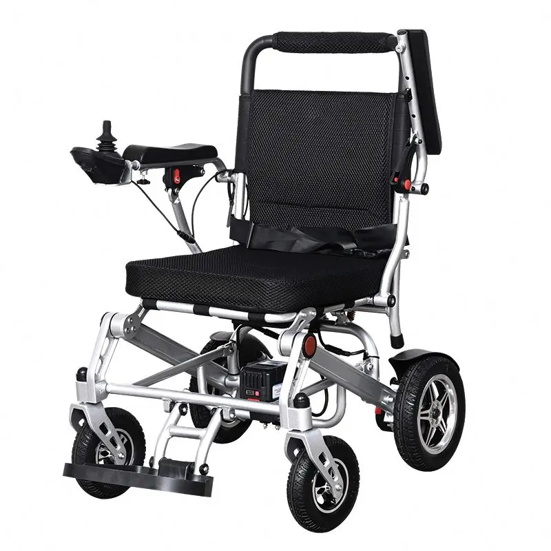 Lightweight Power Electric Wheelchair Drive Kit Folding E-wheelchair With Wheels for Disabled