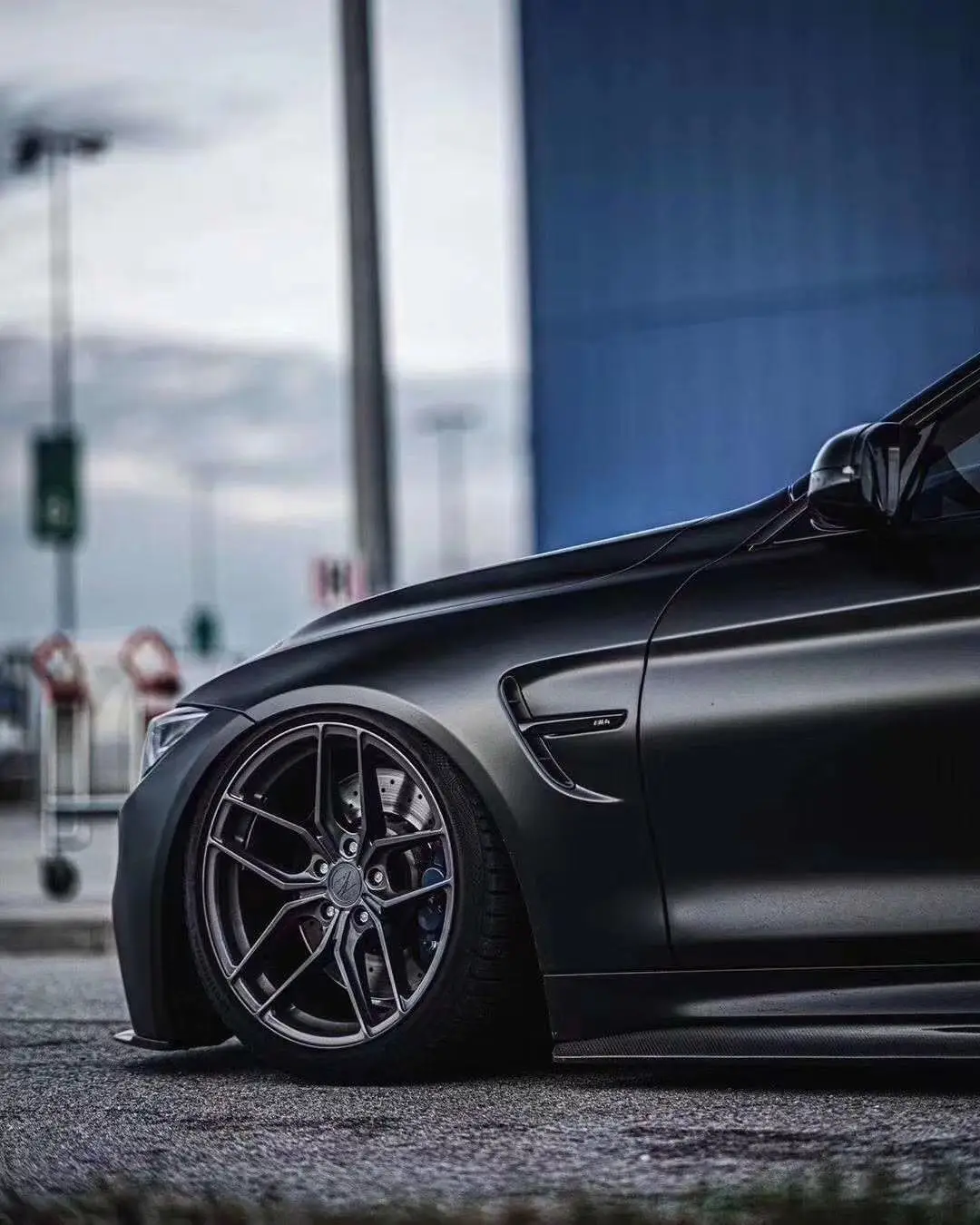 Ceramic Metal Satin Black Vinyl Wrap Film For Car