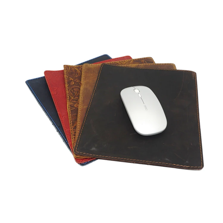 Office Laptop Writing Mouse Mat rgb Gaming Genuine Leather Mouse Pads