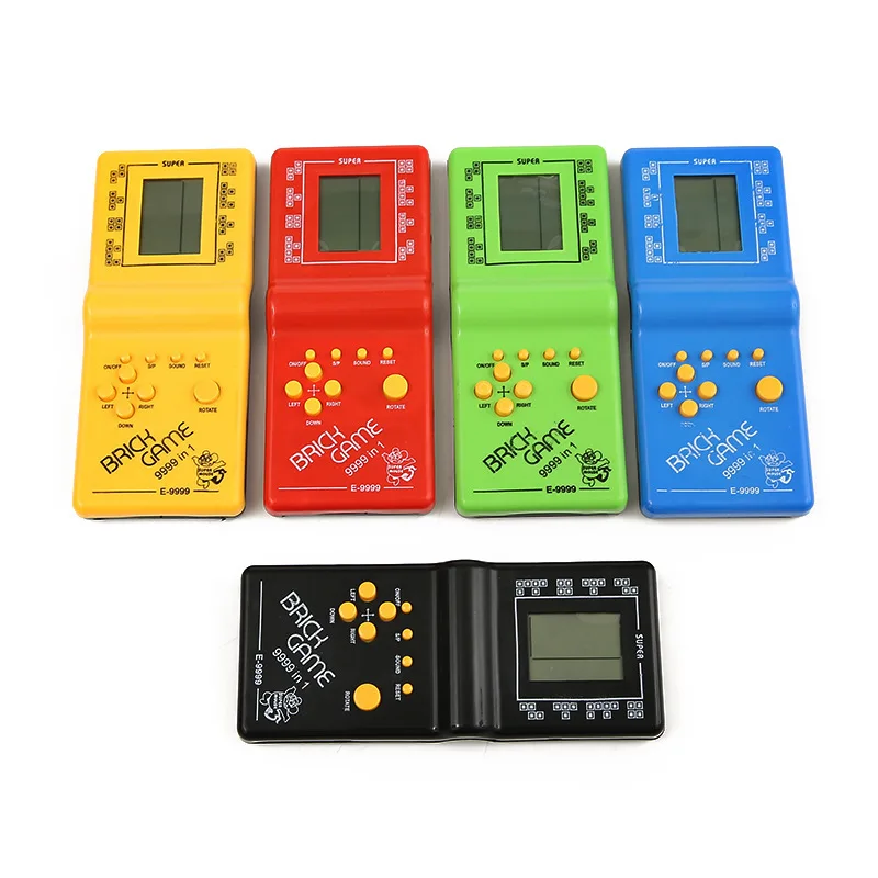 Brick Game Machine 9999 In 1 Russian Mini Classic Cheap Retro Handheld Game Console Player