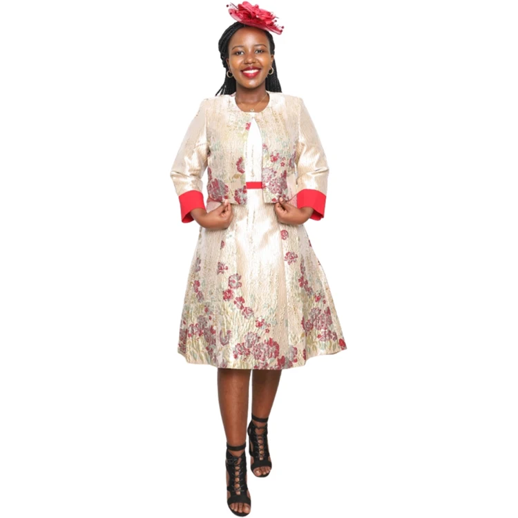 2022 cheap church dresses for black women 2 piece skirt set elegant wedding lady formal female suits ladies plus size clothes