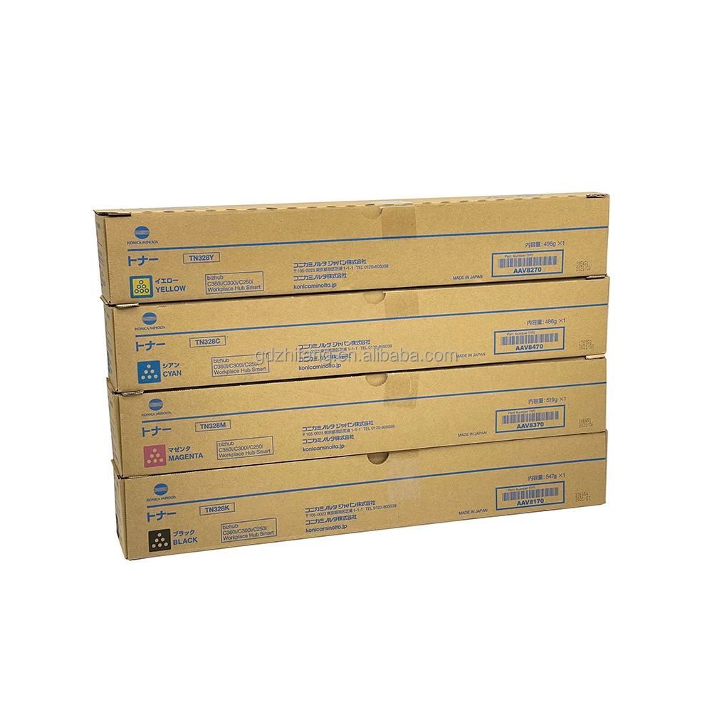 AAV8170/270/370/470 японская версия оригинальный новый картридж с тонером для Konica Minolta Bizhub C250i C300i C360i TN328