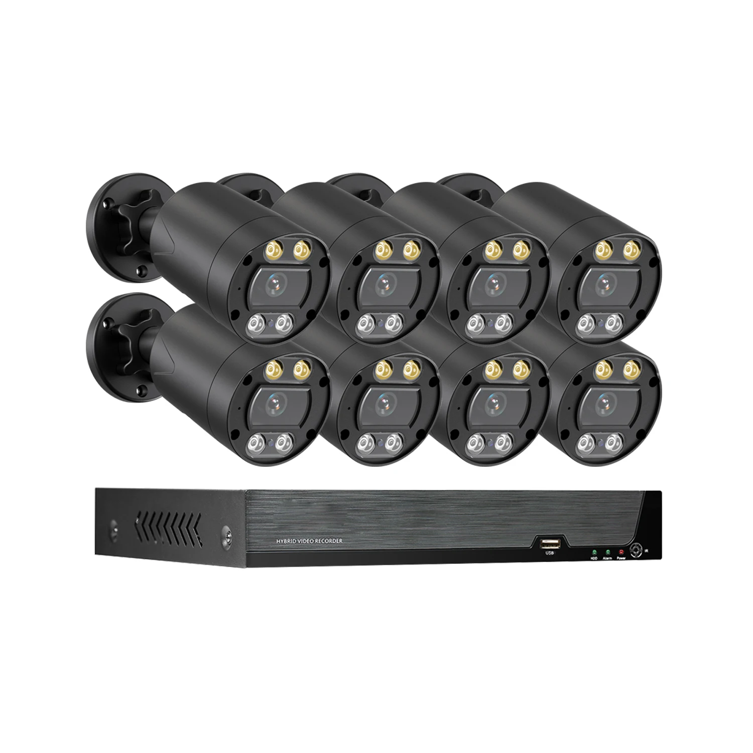  Home Surveillance Outdoor Waterproof 4K 8MP Camera 8 Channel CCTV Security System