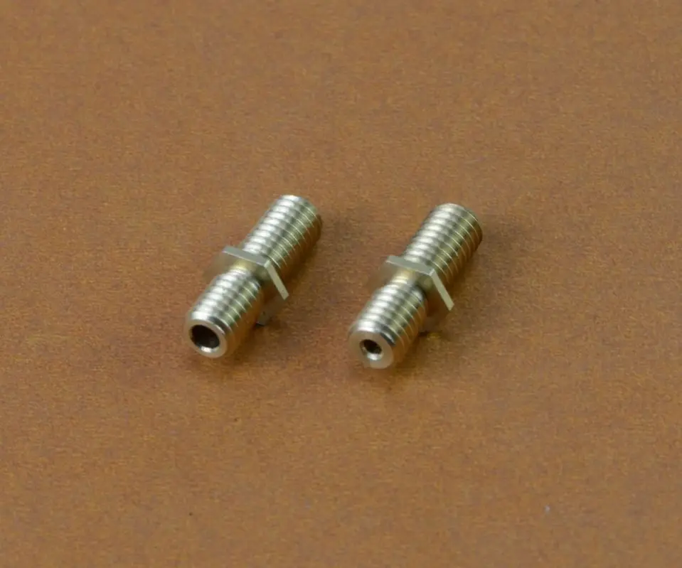3mm / 1.75mm Ultimaker Copper / Brass M6x20 Nozzle Feed Throat For 3D Printer parts
