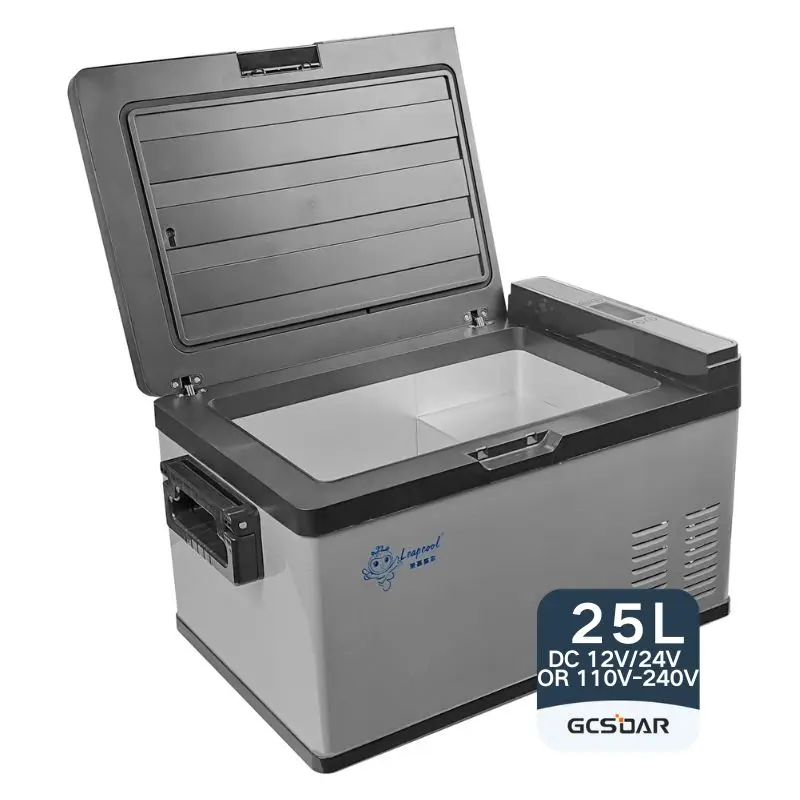 GCSOAR Mini Dc Car Refrigerator 25L for Camping Off-Road Vehicle Yacht Solar Energy Home