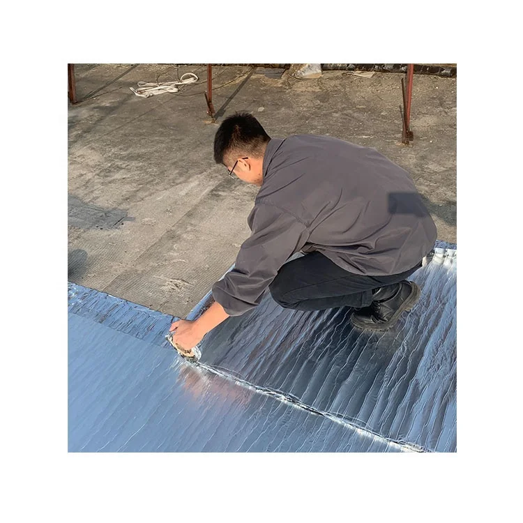 Bituminous self adhesive aluminum foil roofing waterproofing membrane