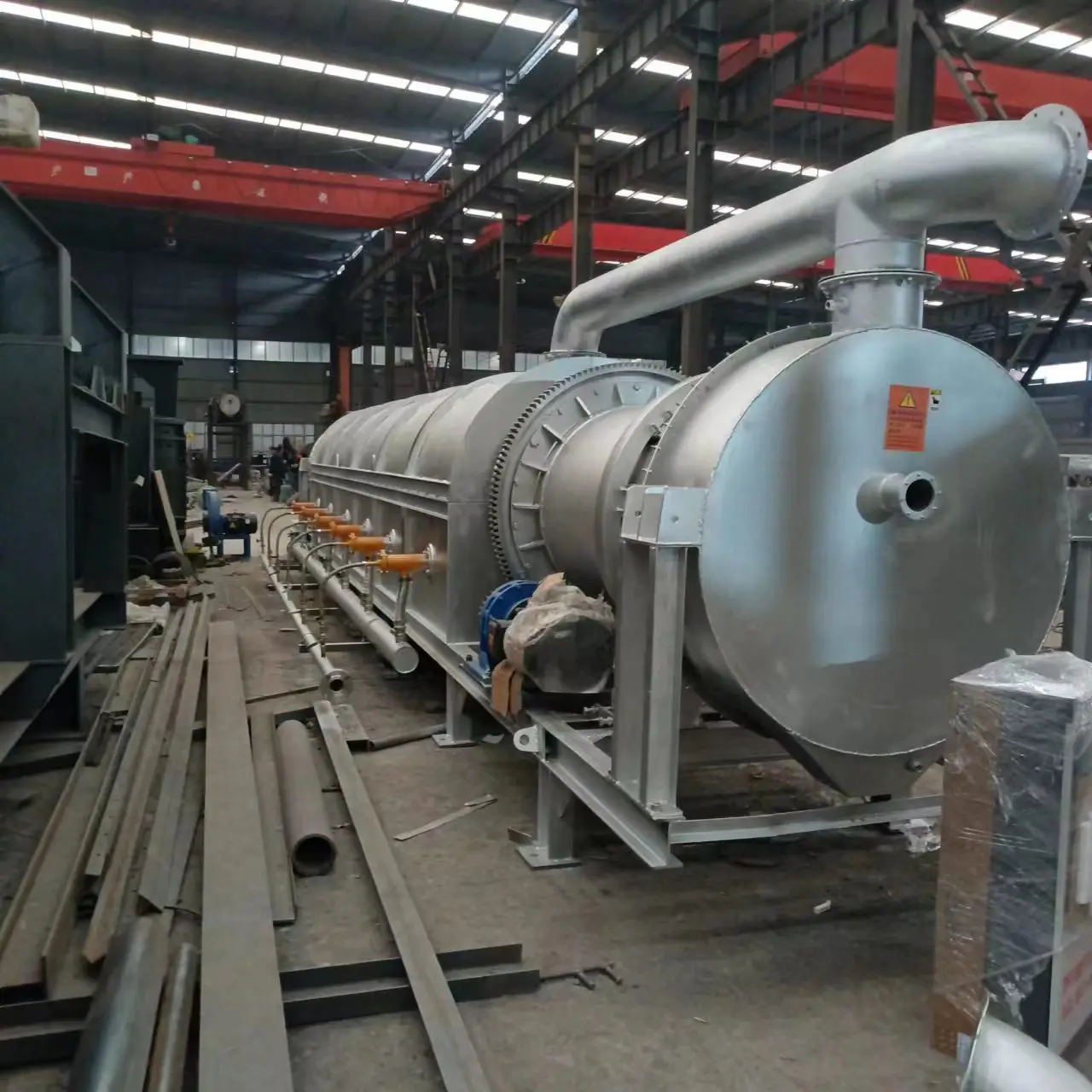 Gas External Heating Calcining Rotary Kiln